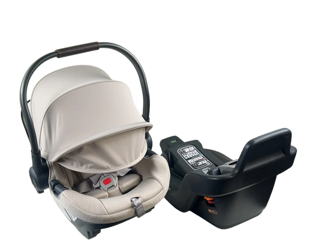 UPPAbaby Aria Infant Car Seat, 2024, Declan (Oat Mélange)