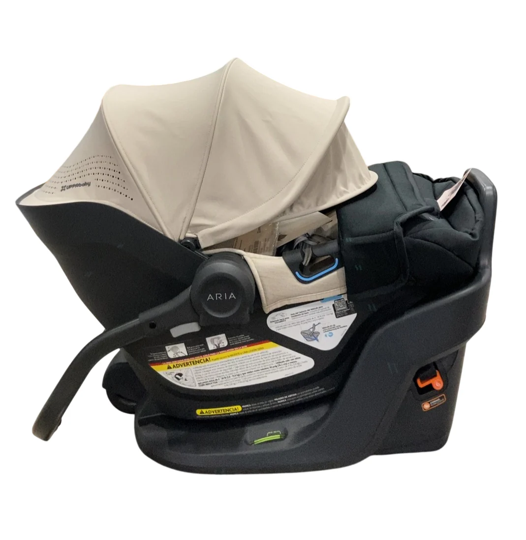 UPPAbaby Aria V2 Infant Car Seat, 2025, Declan (Oat Mélange/Chestnut Leather) - Image 2