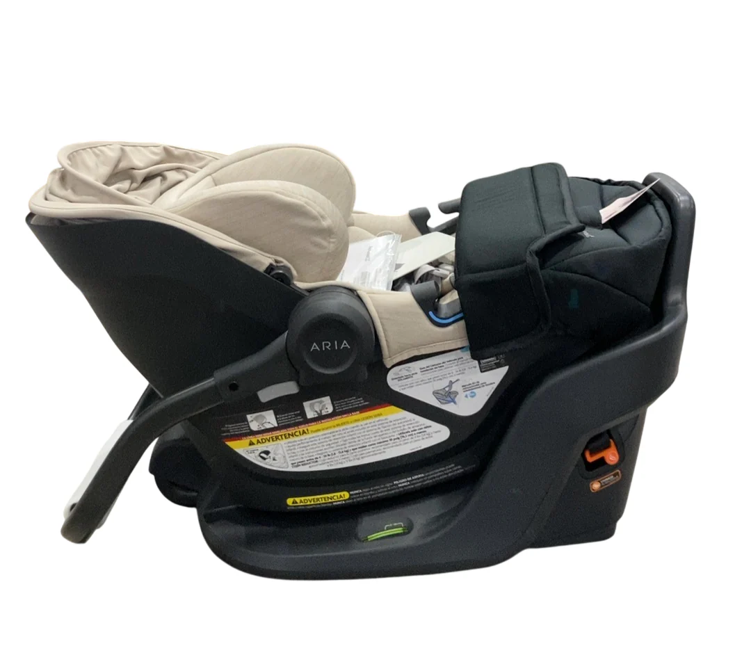 UPPAbaby Aria V2 Infant Car Seat, 2025, Declan (Oat Mélange/Chestnut Leather) - Image 3