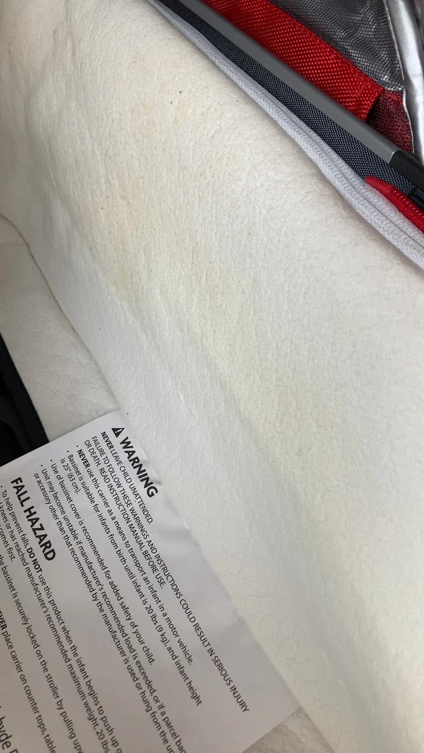 UPPAbaby Bassinet, Denny (Red Melange) - Image 7