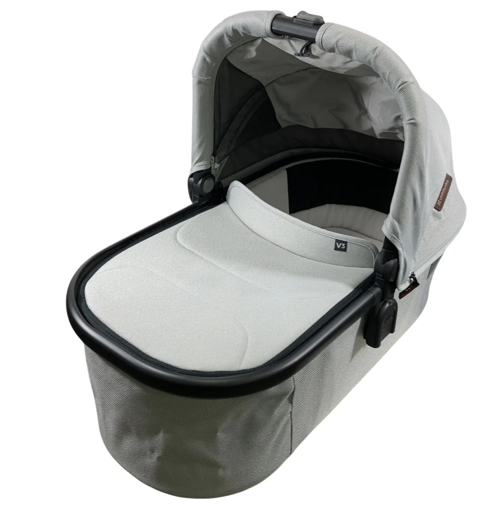 UPPAbaby Bassinet V3, Savannah (Pearl Gray Jacquard)