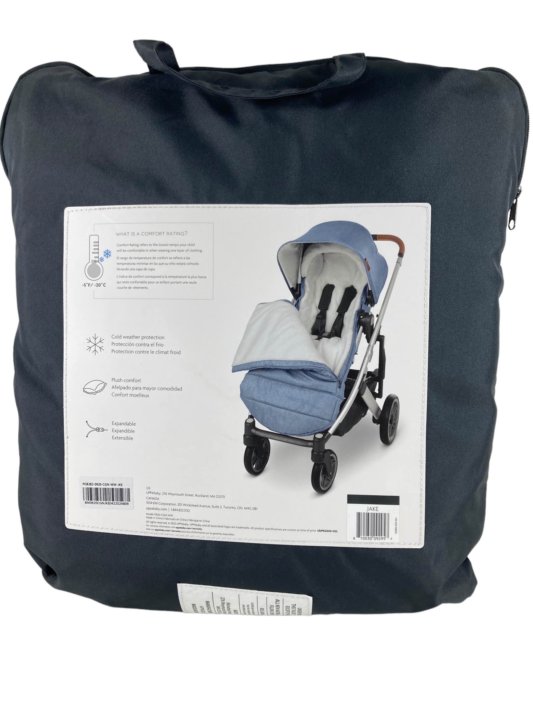 UPPAbaby Cozy Ganoosh, Jake (Charcoal) - Image 6