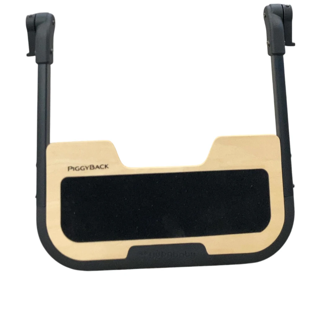 UPPAbaby CRUZ PiggyBack Ride-Along Board (Pre-2020), Natural Wood/Black - Image 2