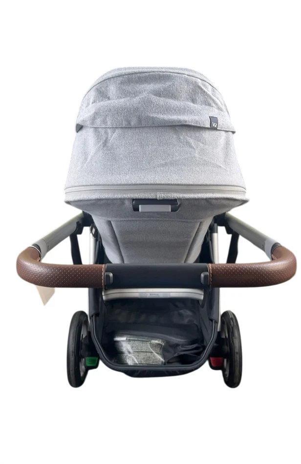 UPPAbaby CRUZ V2 Stroller, 2021, Stella (Grey Brushed Melange) - Image 4