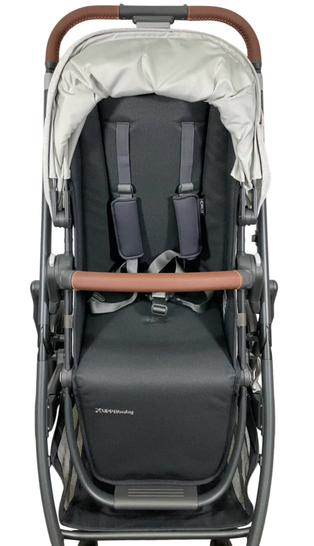 UPPAbaby CRUZ V2 Stroller, 2024, Anthony(White and Grey Chenille) - Image 5