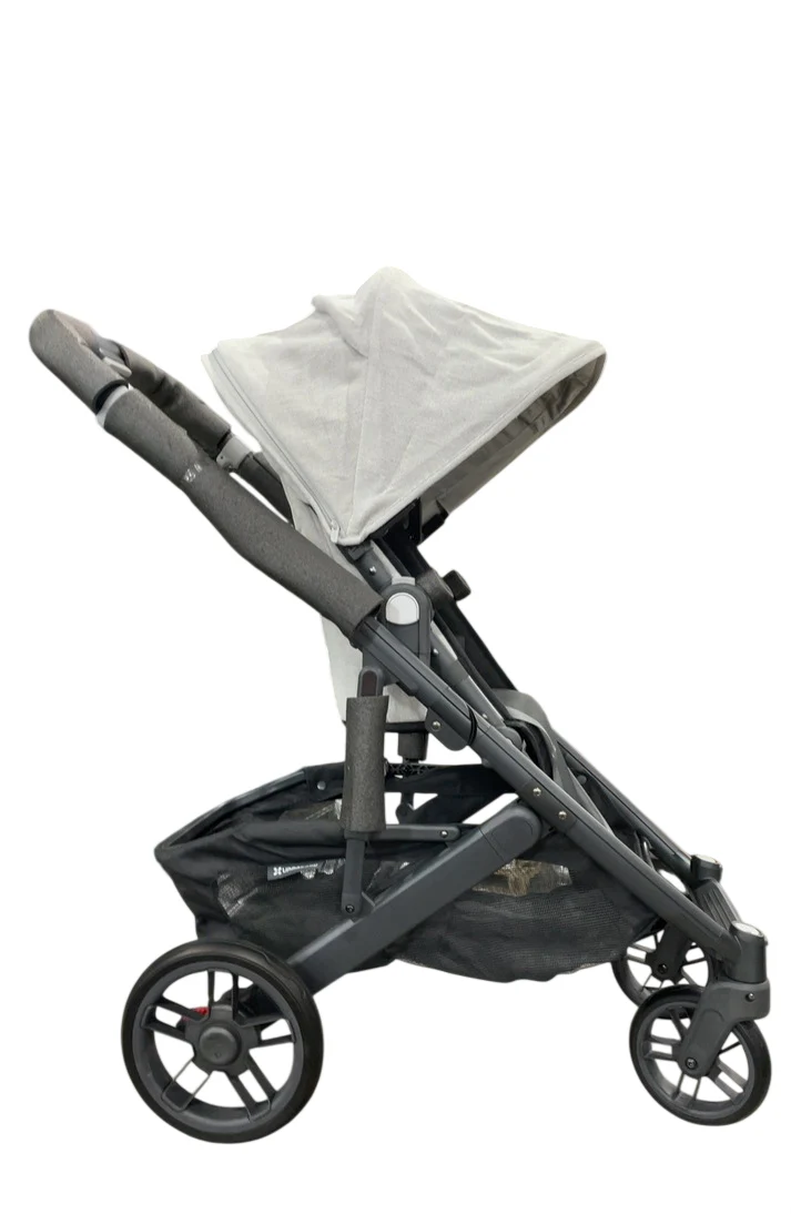 UPPAbaby CRUZ V2 Stroller, 2024, Anthony(White and Grey Chenille) - Image 3