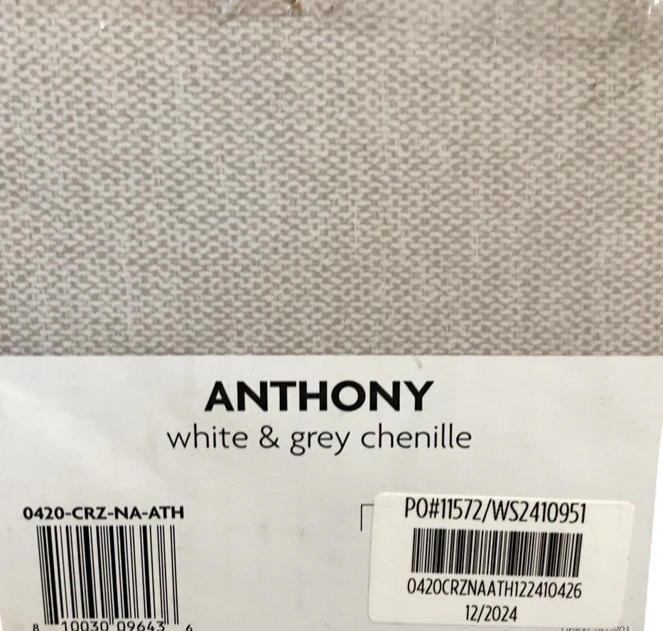 UPPAbaby CRUZ V2 Stroller, Anthony (White and Grey Chenille), 2024 - Image 3