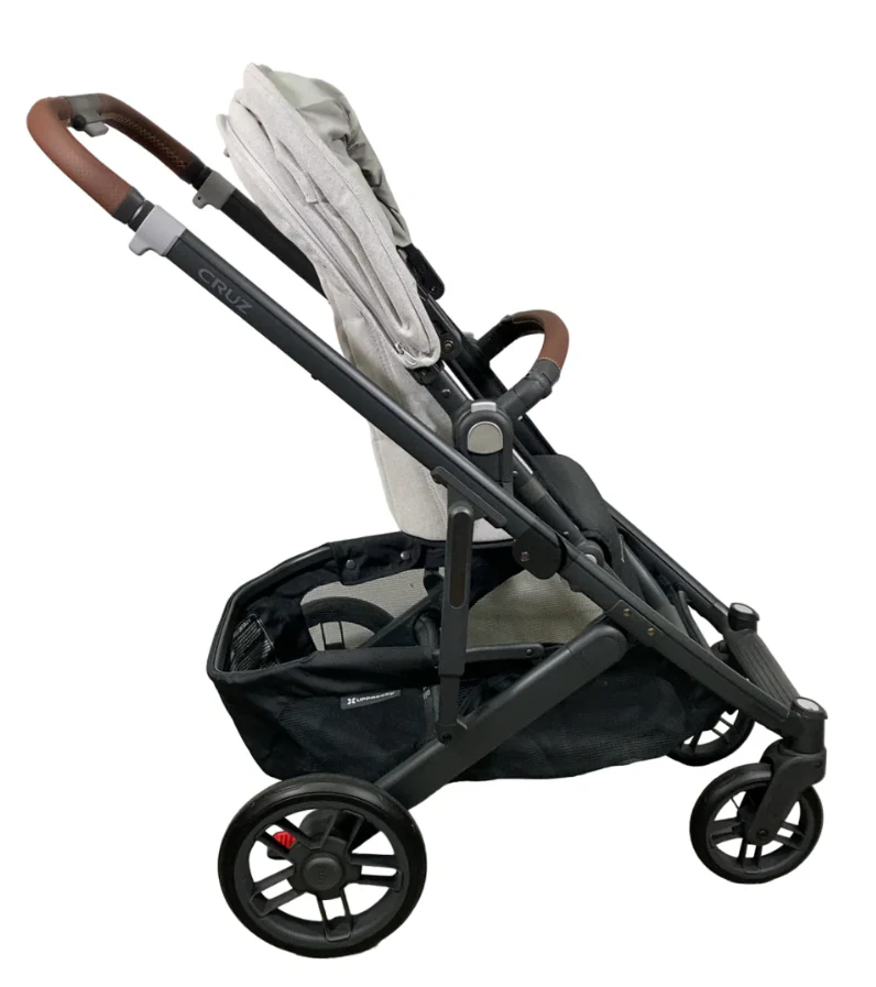 UPPAbaby CRUZ V2 Stroller, Anthony(White and Grey Chenille), 2024 - Image 3