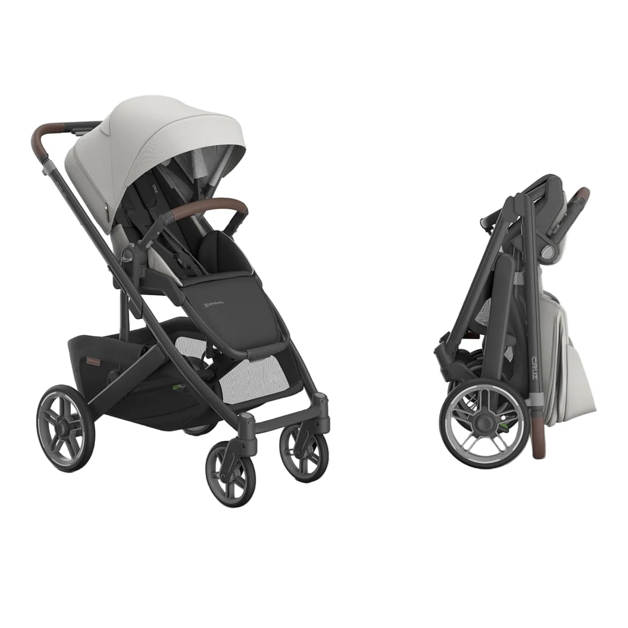 UPPAbaby CRUZ V3 Stroller, 2025, Savannah (Pearl Gray Jacquard) - Image 3