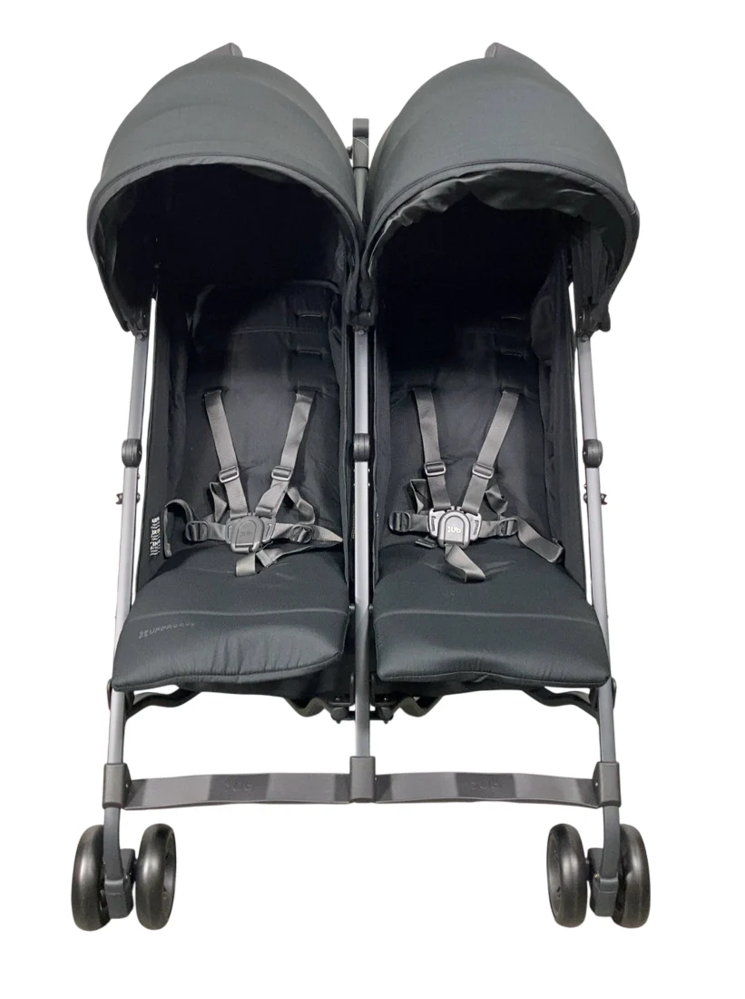UPPAbaby G-Link V2 Double Stroller, 2023, Jake (Black)