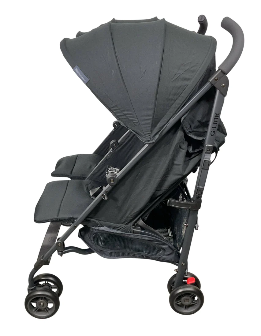 UPPAbaby G-Link V2 Double Stroller, 2023, Jake (Black) - Image 2