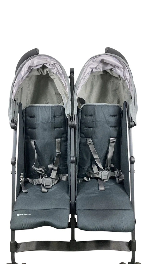 UPPAbaby G-Link V2 Double Stroller, 2024, Greyson (Charcoal Melange) - Image 4