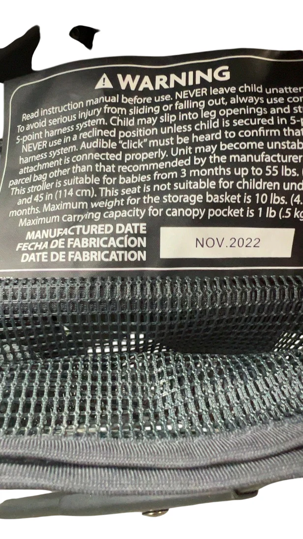 UPPAbaby G-LUXE Stroller, 2022, Greyson (Charcoal Melange) - Image 8