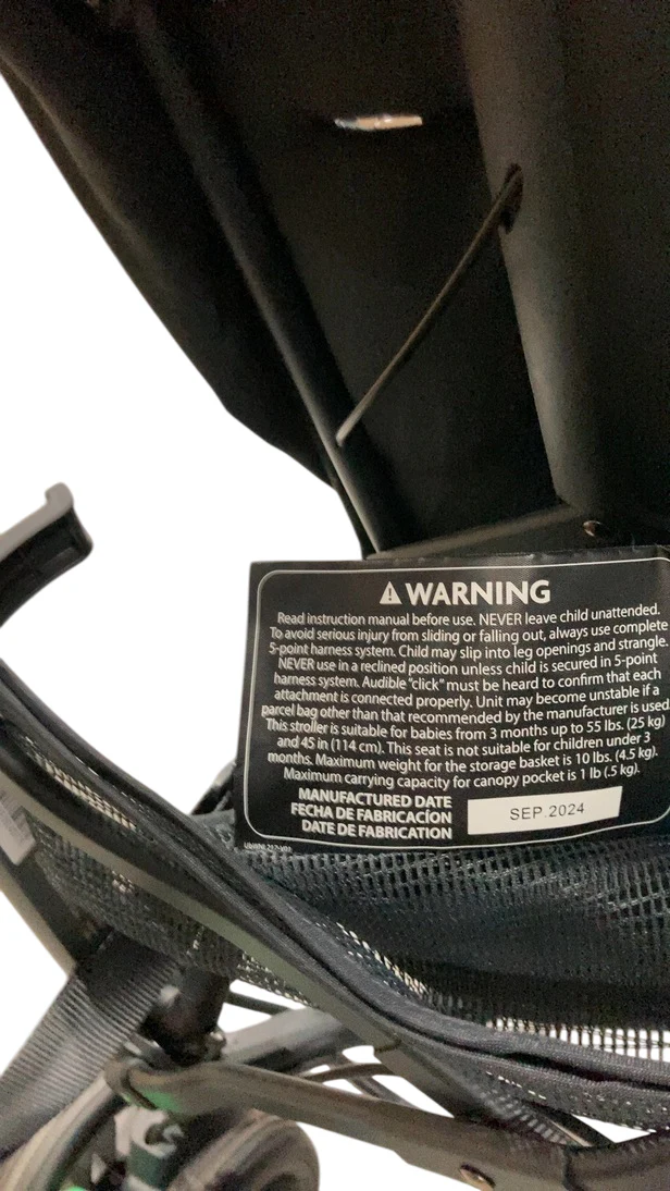 UPPAbaby G-LUXE Stroller, 2024, Jake (Black) - Image 7