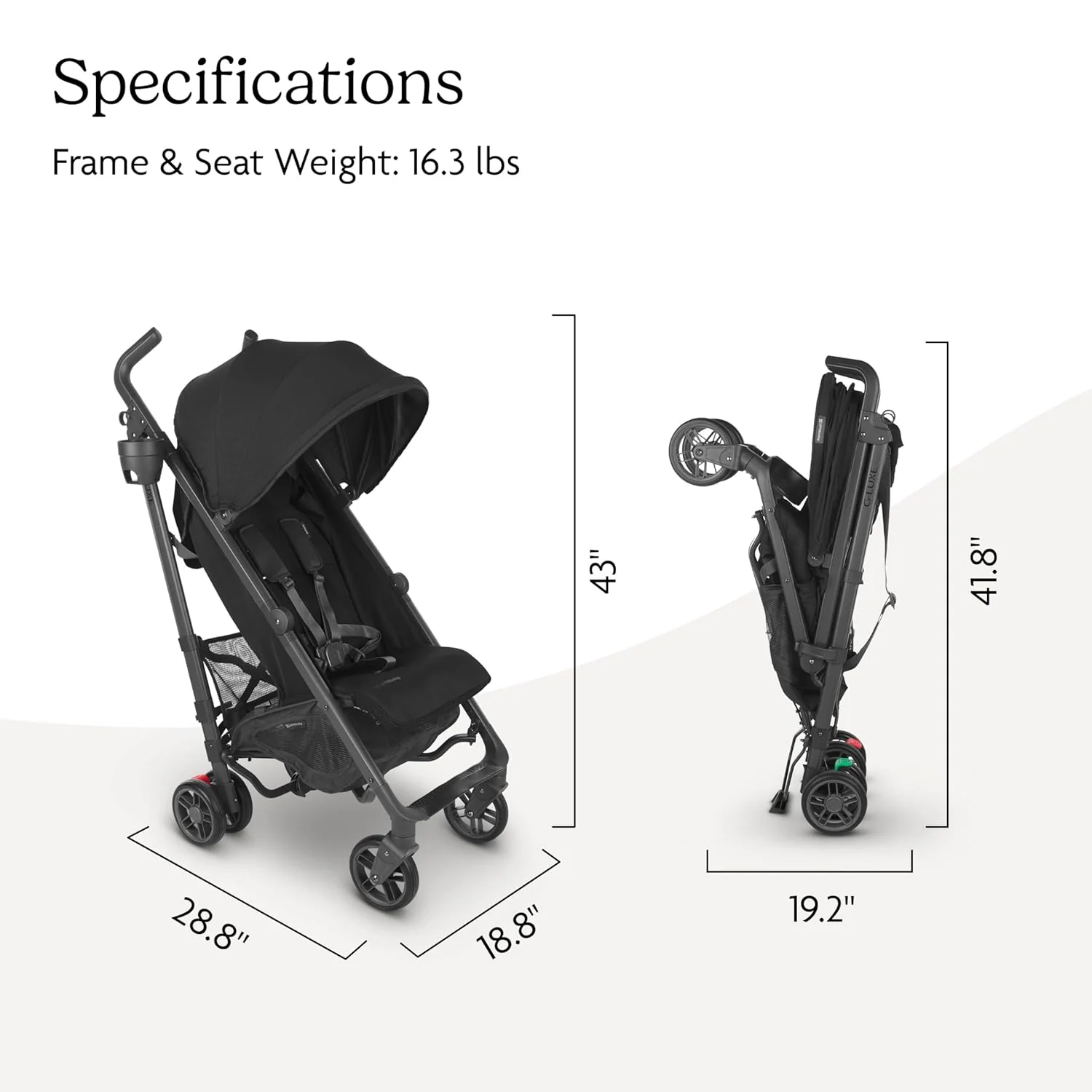 UPPAbaby G-LUXE Stroller, 2024, Jake (Charcoal) - Image 5