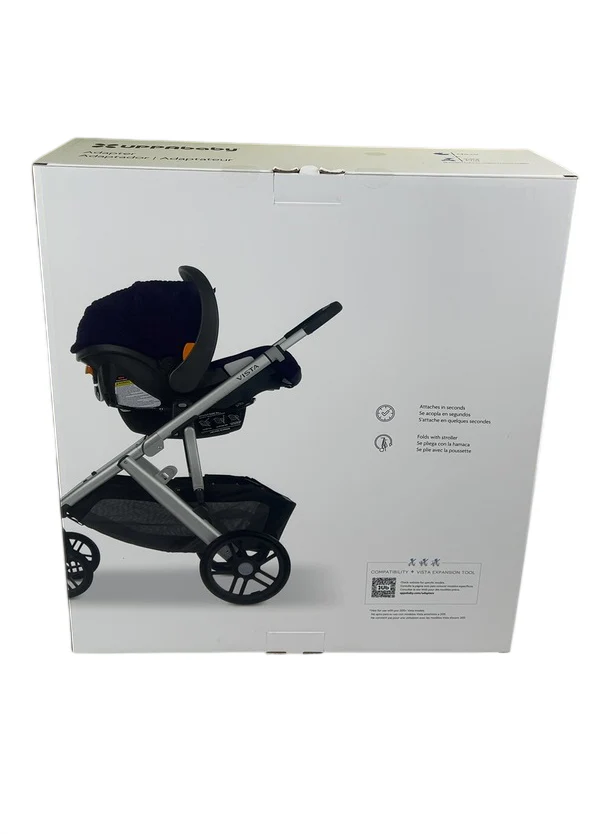 UPPAbaby Infant Car Seat Adapter For Chicco, Black - Image 4