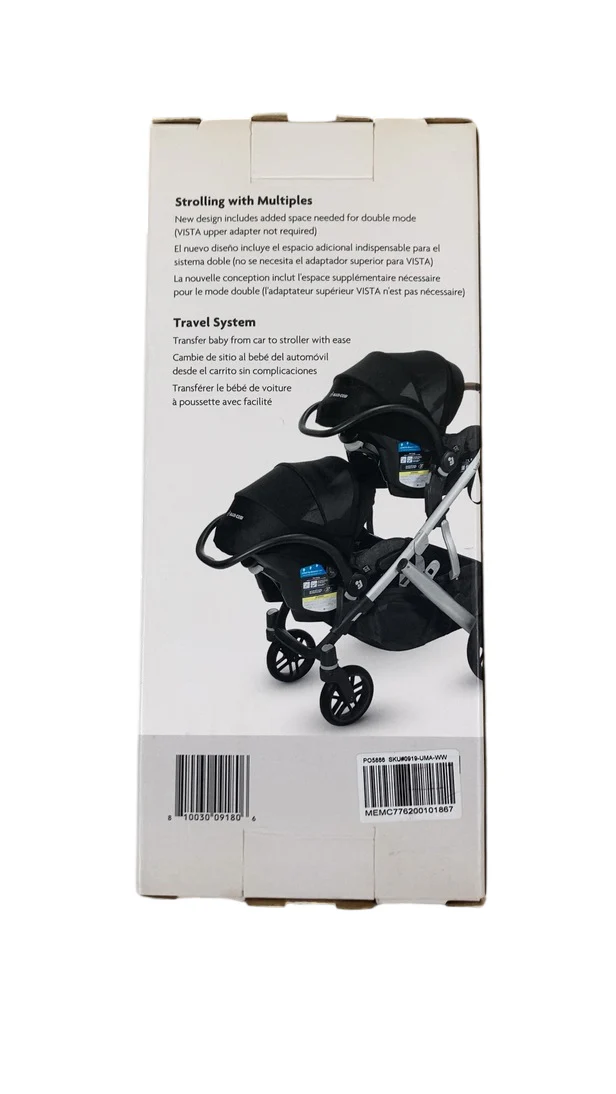 UPPAbaby Infant Car Seat Adapter For Maxi Cosi/Nuna/Cybex/Besafe/Recaro/Joie, Dark Gray/Gray - Image 3