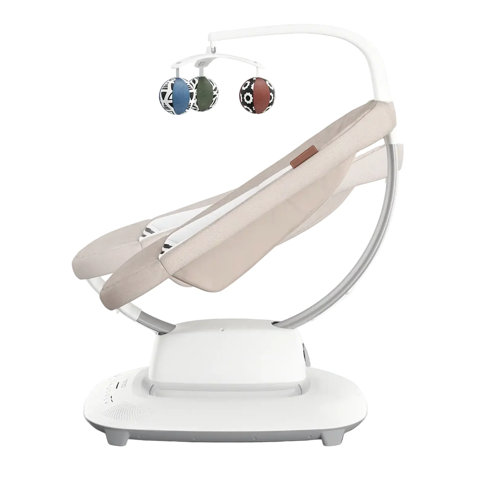 UPPAbaby Mamaroo Smart Swing, Charlie (Sand Melange) - Image 4