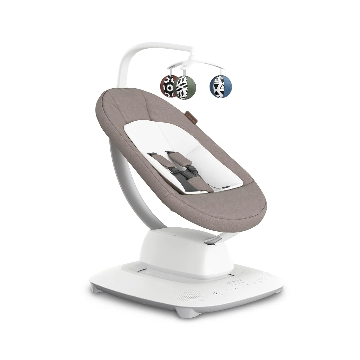 UPPAbaby Mamaroo Smart Swing, Wells (Dark Taupe Melange)
