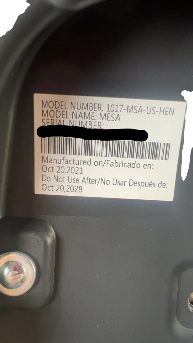 UPPAbaby MESA Infant Car Seat, 2021, Henry (Blue Marl) - Image 10