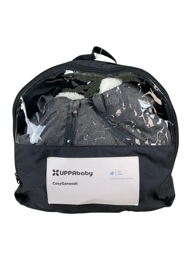 UPPAbaby Mesa Infant Car Seat Cozy Ganoosh, Jordan Greyson Charcoal Melange - Image 5