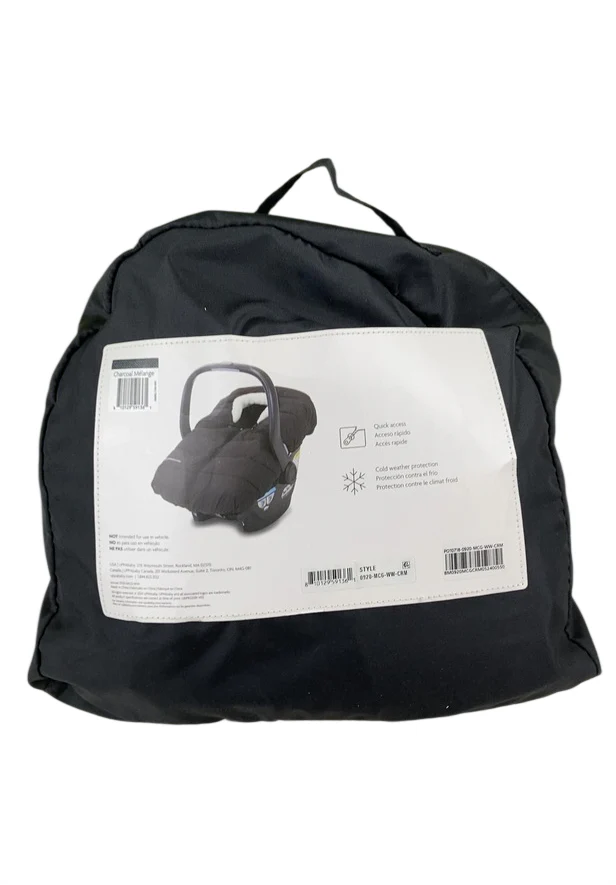 UPPAbaby Mesa Infant Car Seat Cozy Ganoosh, Jordan Greyson Charcoal Melange - Image 6