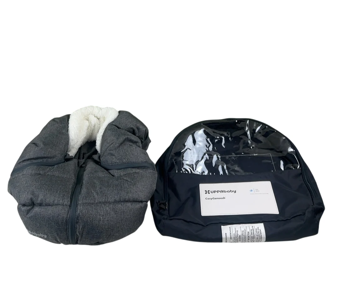 UPPAbaby Mesa Infant Car Seat Cozy Ganoosh, Jordan Greyson Charcoal Melange - Image 4
