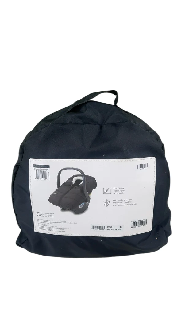 UPPAbaby Mesa Infant Car Seat Cozy Ganoosh, Jordan Greyson Charcoal Melange - Image 5