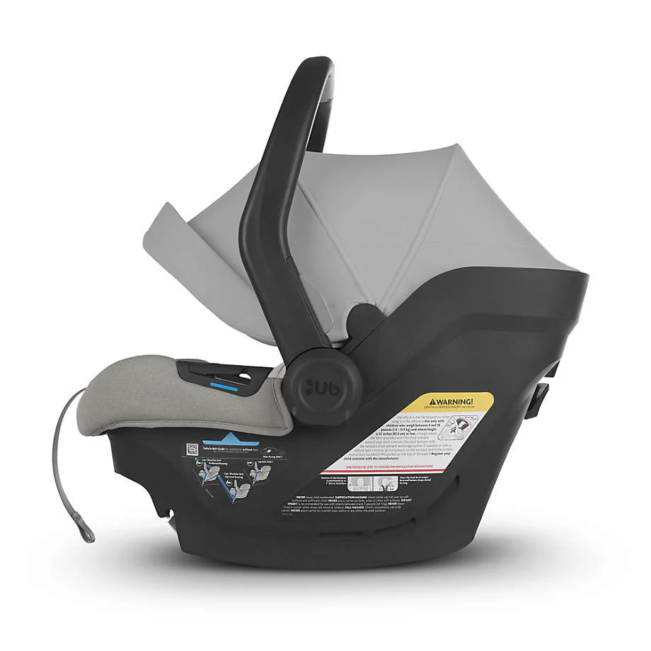 UPPAbaby MESA MAX Infant Car Seat and Base, 2022, Anthony (White+Grey Chenille)