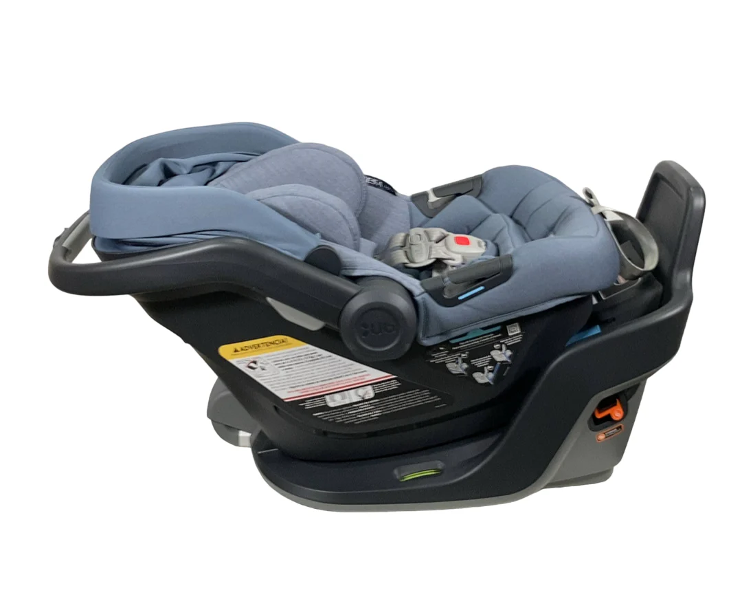 UPPAbaby MESA MAX Infant Car Seat and Base, 2023, PureTech Gregory (Blue Melange) - Image 2