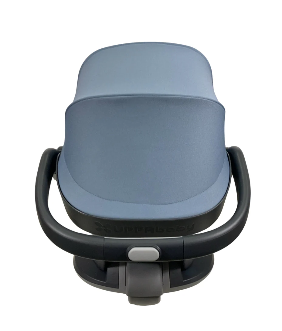 UPPAbaby MESA MAX Infant Car Seat and Base, 2023, PureTech Gregory (Blue Melange) - Image 6