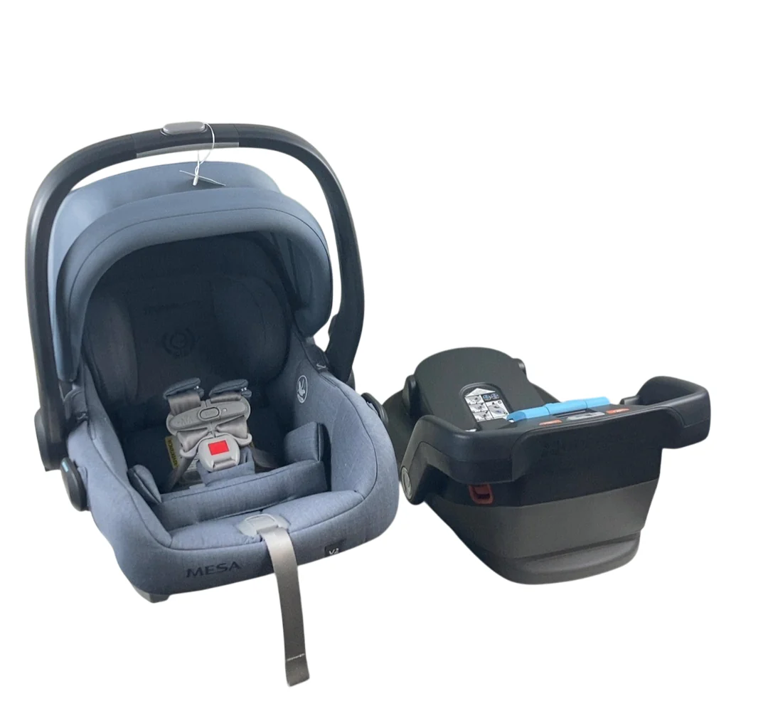 UPPAbaby MESA V2 Infant Car Seat, 2023, Gregory (Blue Melange)