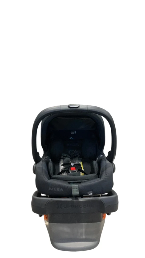 UPPAbaby MESA V2 Infant Car Seat, 2023, Jake Charcoal - Image 3