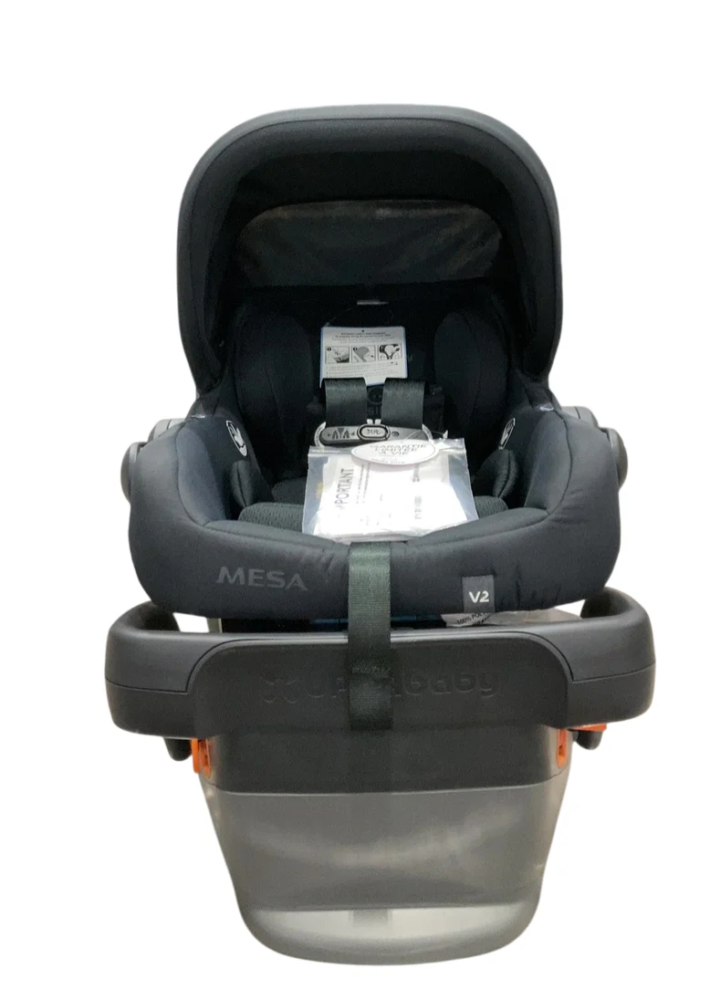 UPPAbaby MESA V2 Infant Car Seat, 2023, Jake Charcoal - Image 3