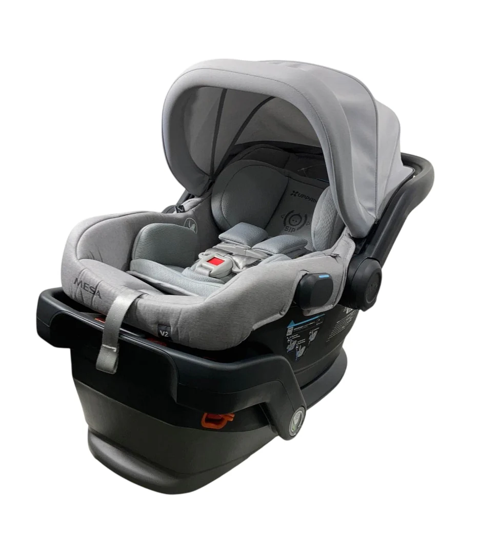 UPPAbaby MESA V2 Infant Car Seat, 2023, Stella (Grey Melange)