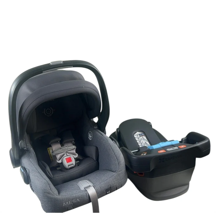 UPPAbaby MESA V2 Infant Car Seat, 2024, Greyson (Charcoal Melange)