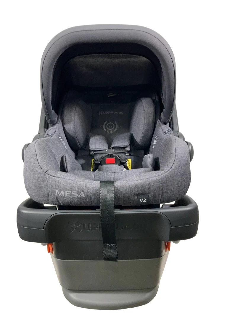 UPPAbaby MESA V2 Infant Car Seat, Greyson (Charcoal Melange), 2024 - Image 4