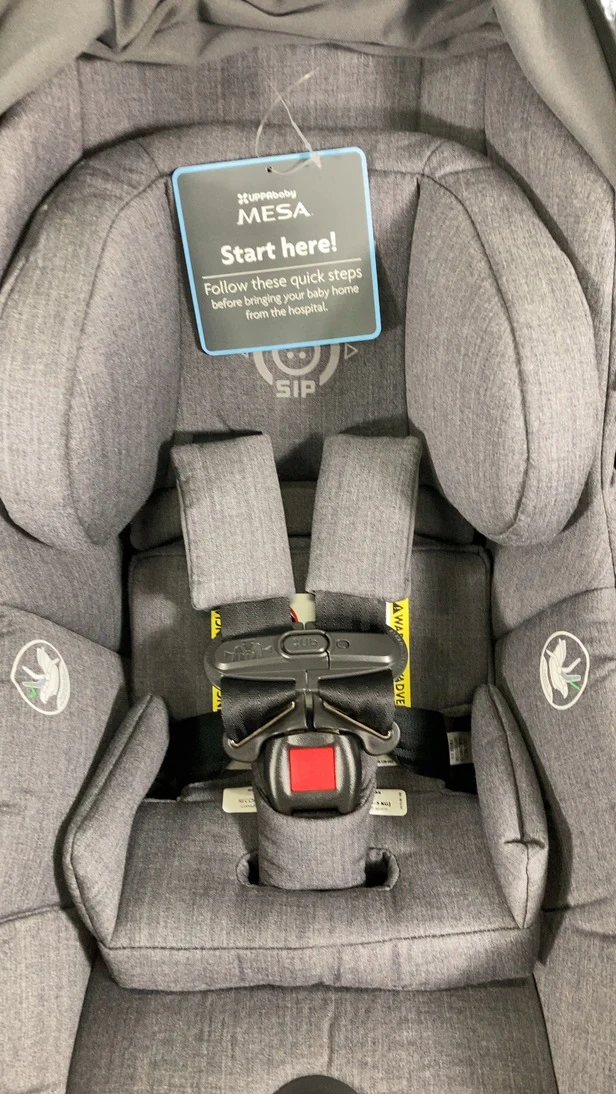 UPPAbaby MESA V2 Infant Car Seat, Greyson (Charcoal Melange), 2024 - Image 6