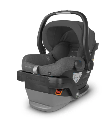 UPPAbaby MESA V2 Infant Car Seat, Greyson (Charcoal Melange), 2024