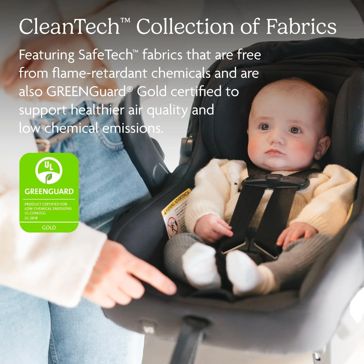 UPPAbaby Mesa V3 Infant Car Seat, 2025, Declan (Oat Melange) - Image 4