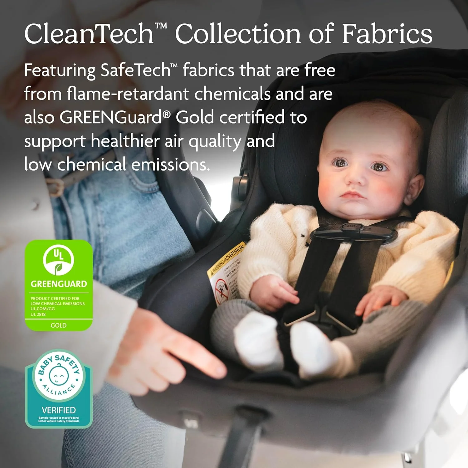 UPPAbaby Mesa V3 Infant Car Seat, 2025, Declan (Oat Melange) - Image 3