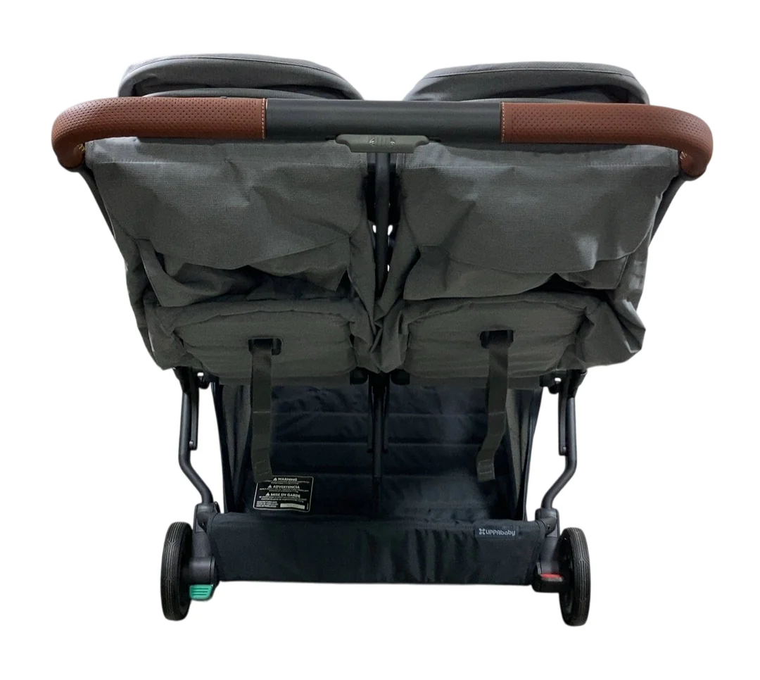 UPPAbaby Minu Duo Stroller, 2024, Greyson(Charcoal Mélange/Carbon Frame/Saddle Leather) - Image 6