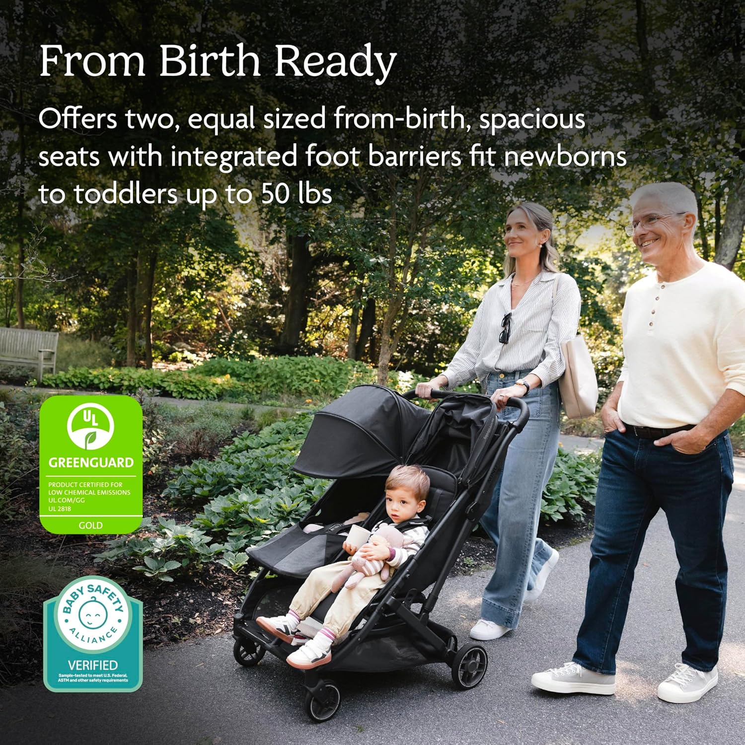UPPAbaby Minu Duo Stroller, 2025, Jake (Charcoal) - Image 3