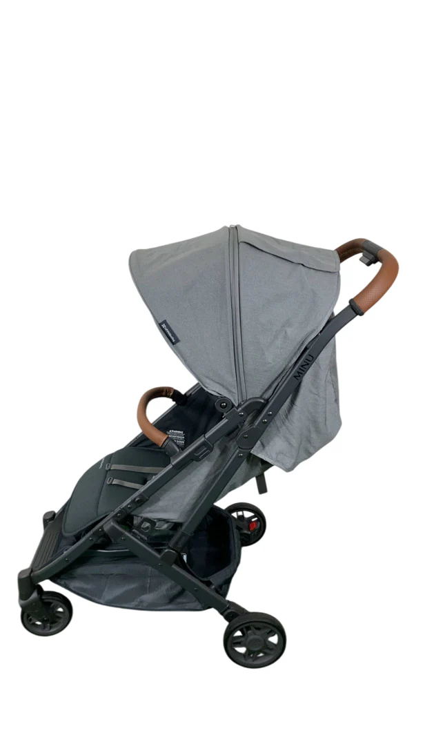 UPPAbaby MINU V2 Stroller, 2024, Greyson (Charcoal Melange) - Image 3