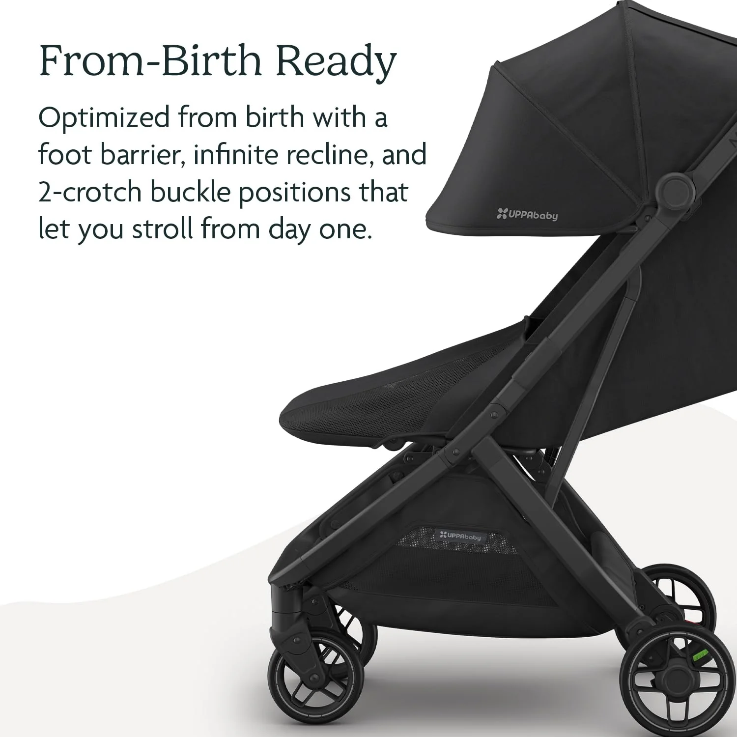 UPPAbaby MINU V3 Stroller, 2024, Jake (Charcoal/Black) - Image 3