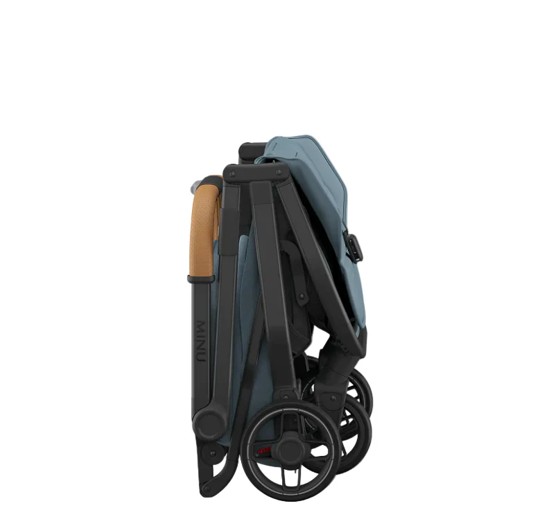 UPPAbaby MINU V3 Stroller, 2025, Dillan (Stone Blue) - Image 4