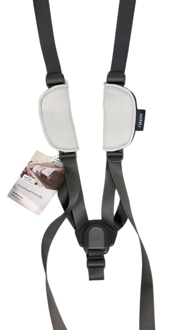 UPPAbaby MINU V3 Stroller, 2025, Savannah (Pearl Gray Jacquard) - Image 6