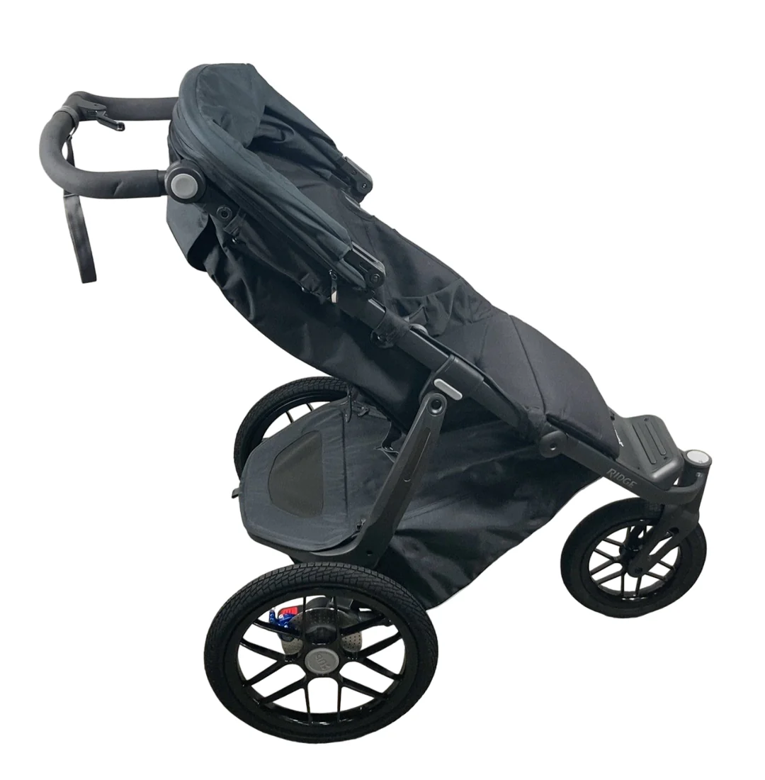 UPPAbaby RIDGE Jogging Stroller, 2024, Jake (Black) - Image 2