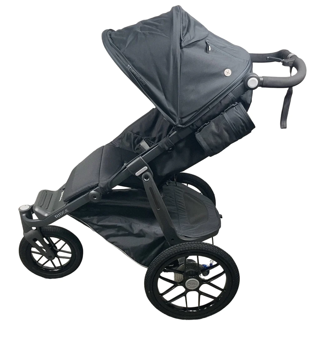 UPPAbaby RIDGE Jogging Stroller, 2024, Jake (Black) - Image 3