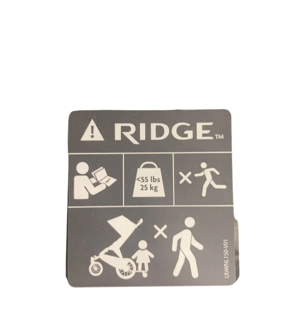 UPPAbaby RIDGE PiggyBack Ride Along Board, Gray - Image 5